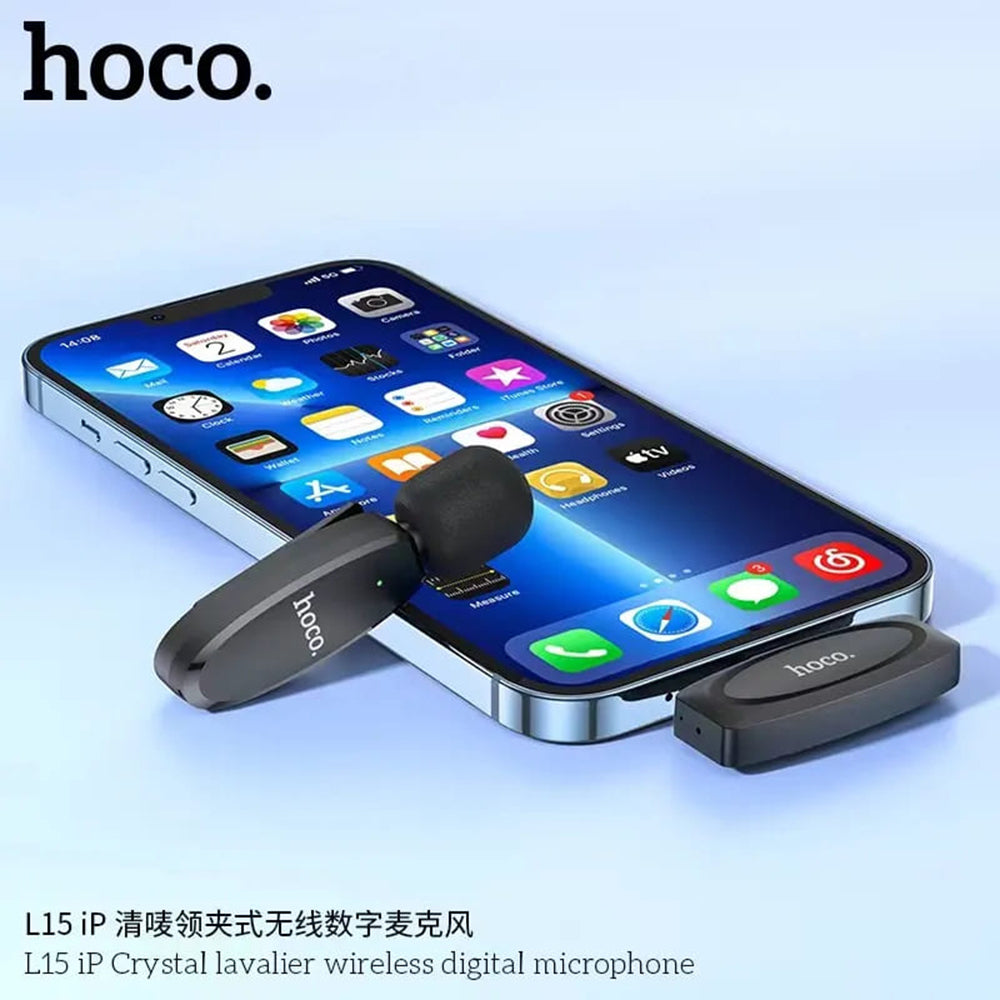 Hoco L15 Ασύρματο Πυκνωτικό Μικρόφωνο