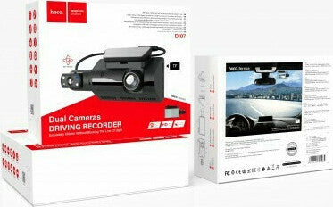 Hoco DI07 Dual Κάμερα DVR Αυτοκινήτου για Παρμπρίζ