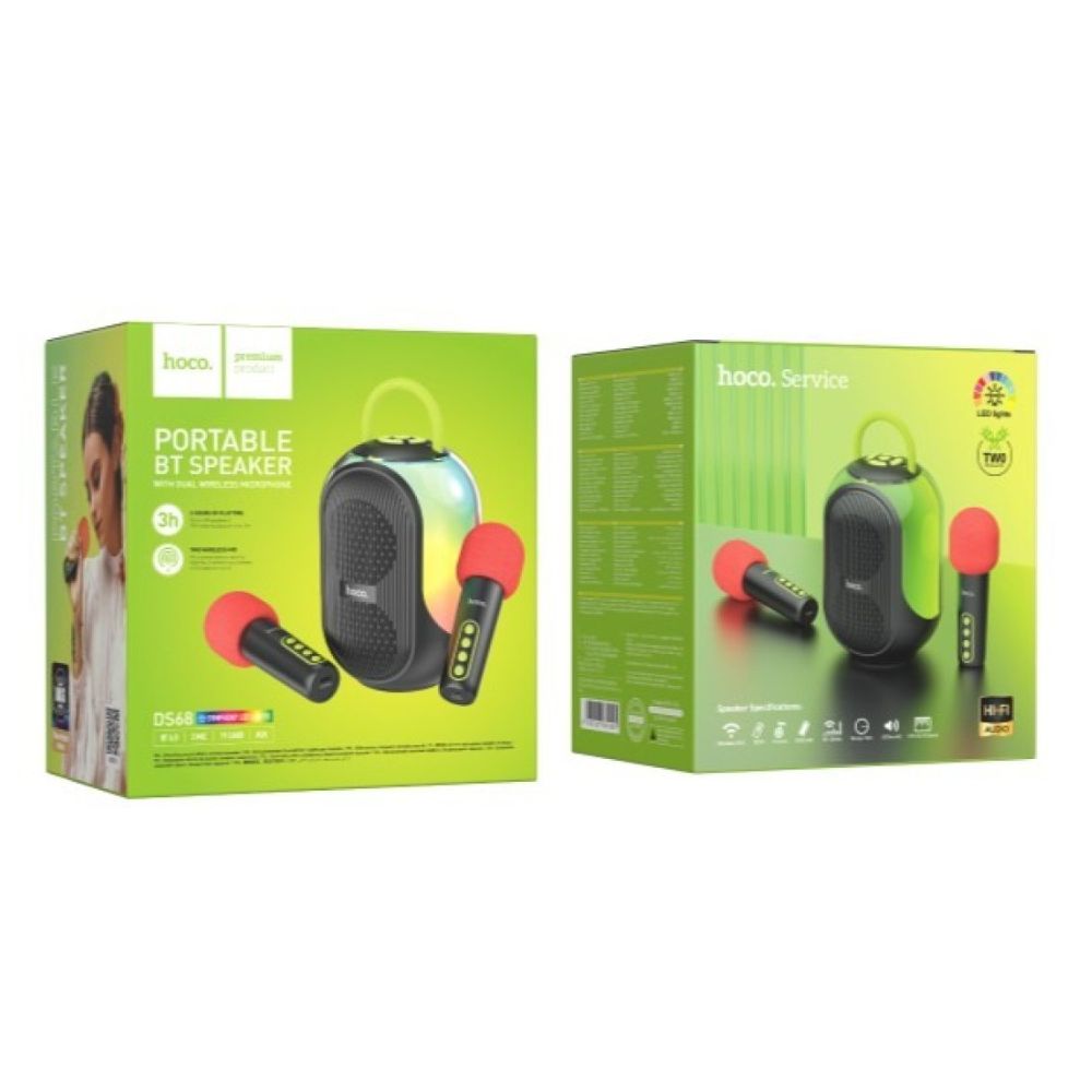 Ηχείο Karaoke με Ασύρματα Μικρόφωνα